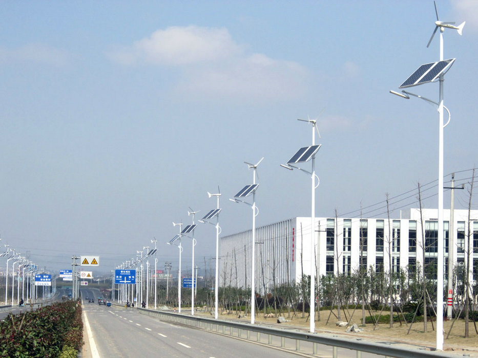 長沙縣道路照明工程-太陽能LED路燈